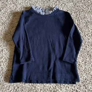 Crewcuts navy blue sweater size 10
